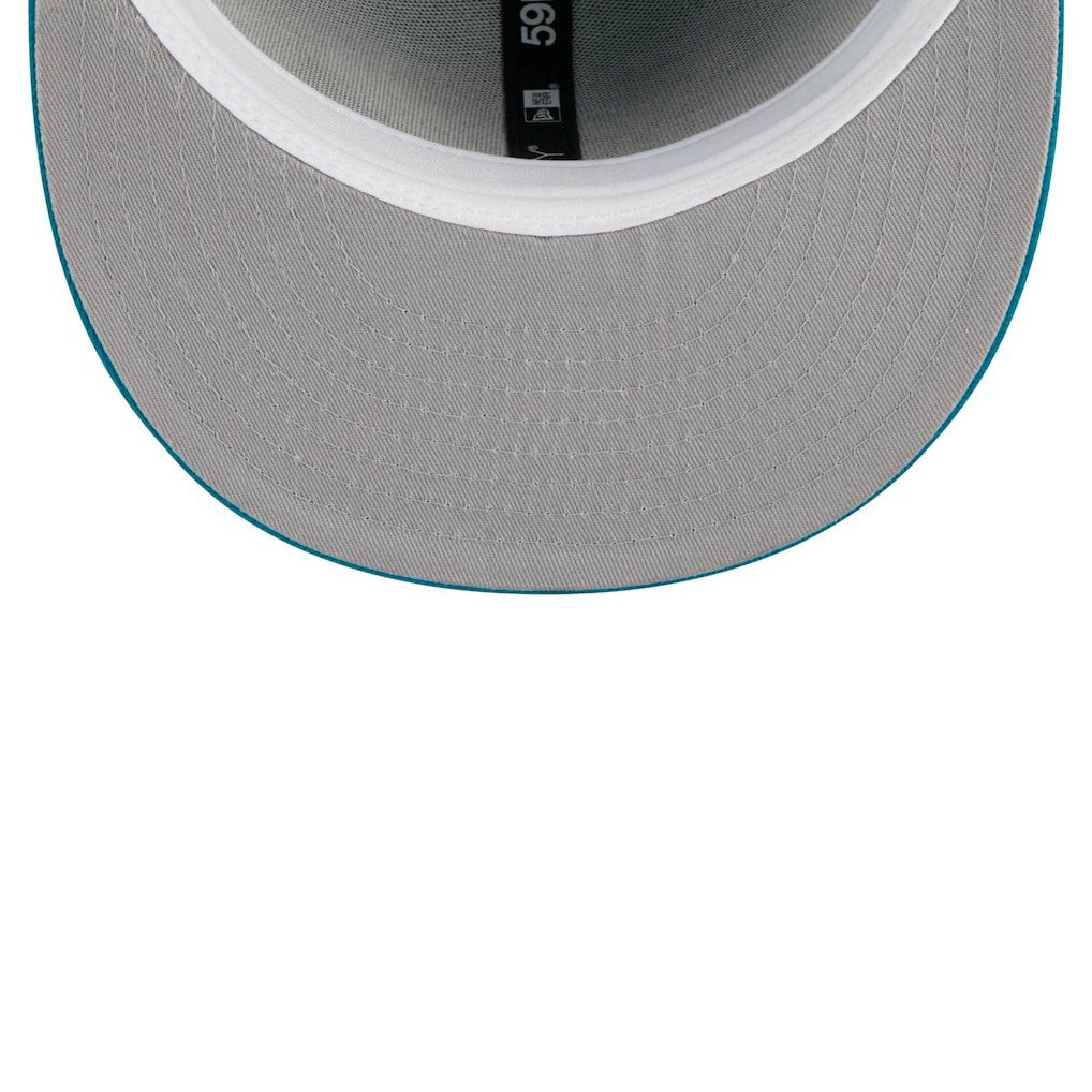 Jacksonville Jaguars New Era Main Patch 59FIFTY Fitted Hat - Teal - NFL