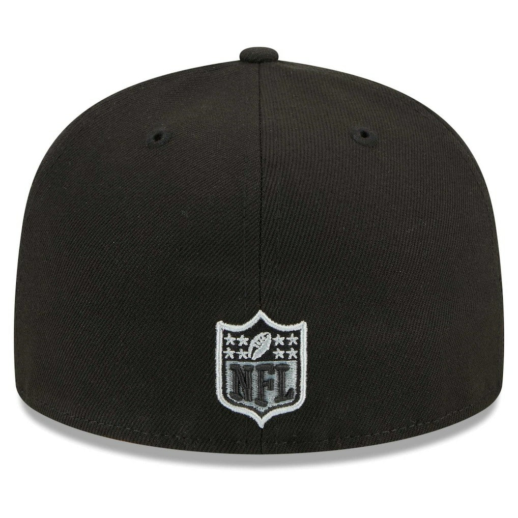 Las Vegas Raiders New Era Main Patch 59FIFTY Fitted Hat - Black - NFL
