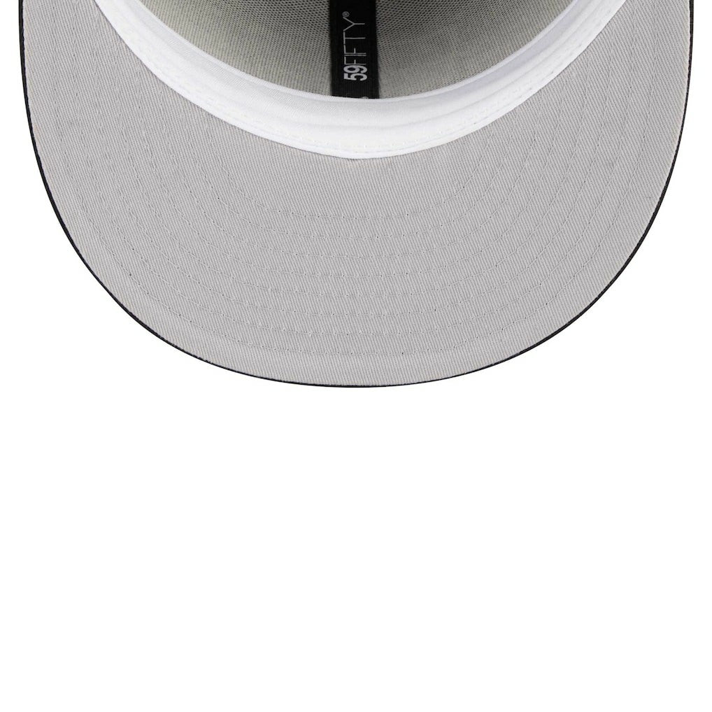 Las Vegas Raiders New Era Main Patch 59FIFTY Fitted Hat - Black - NFL
