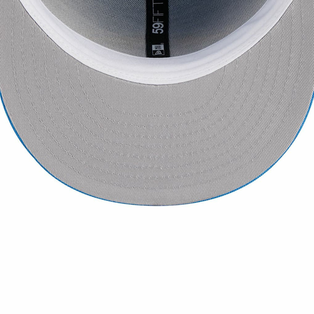 Los Angeles Chargers New Era Main Patch 59FIFTY Fitted Hat - Powder Blue - NFL