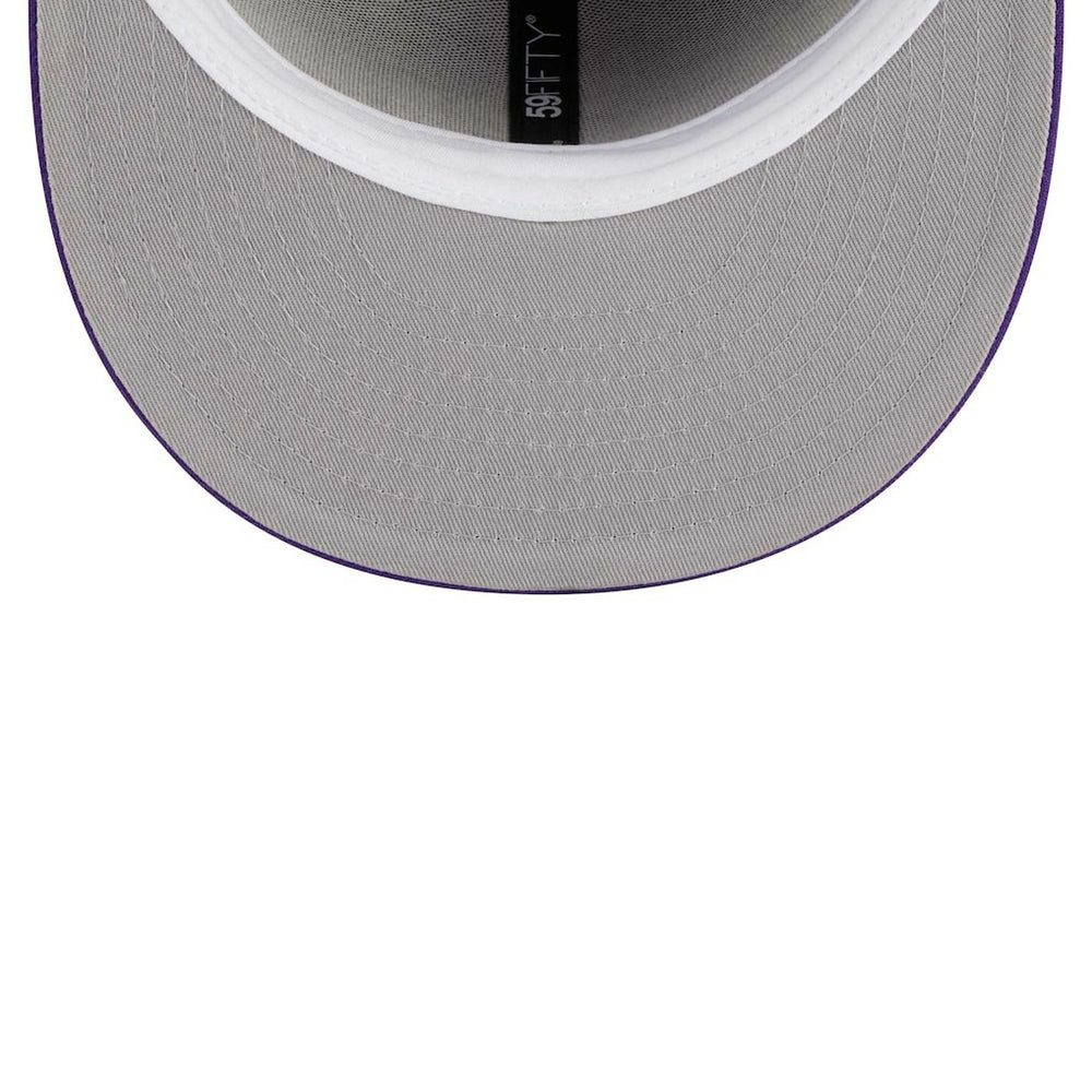 Minnesota Vikings New Era Main Patch 59FIFTY Fitted Hat - Purple - NFL
