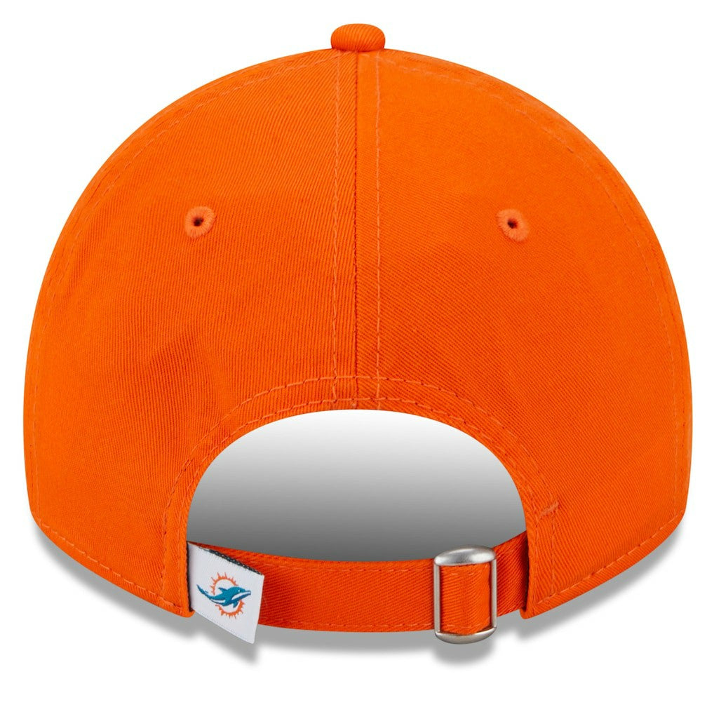 Miami Dolphins New Era Women's Main Core Classic 2.0 9TWENTY Adjustable Hat - Orange - NFL