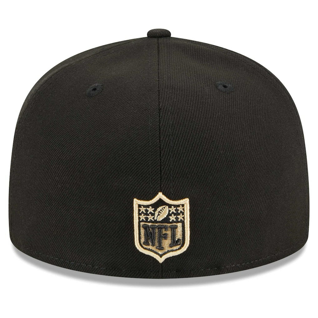 New Orleans Saints New Era Main Patch 59FIFTY Fitted Hat - Black - NFL