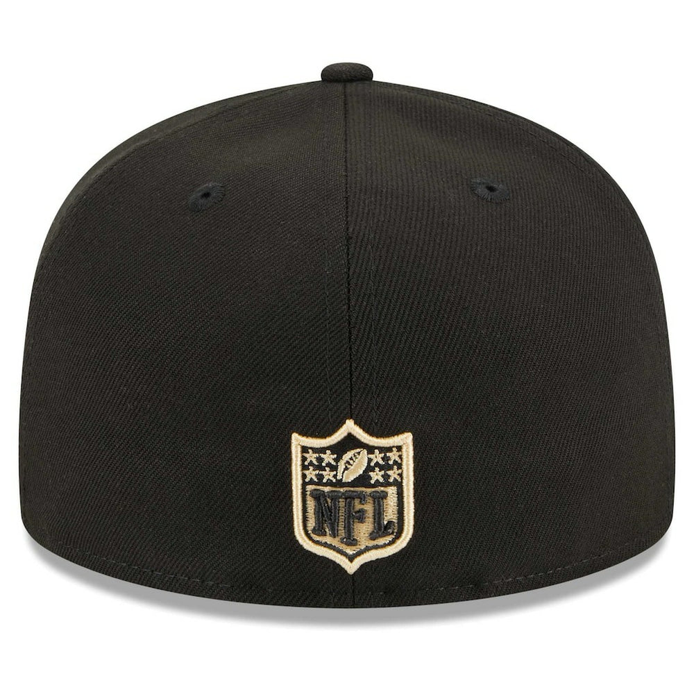 New Orleans Saints New Era Main Patch 59FIFTY Fitted Hat - Black - NFL