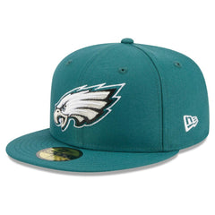 Philadelphia Eagles New Era Main Patch 59FIFTY Fitted Hat - Midnight Green - NFL
