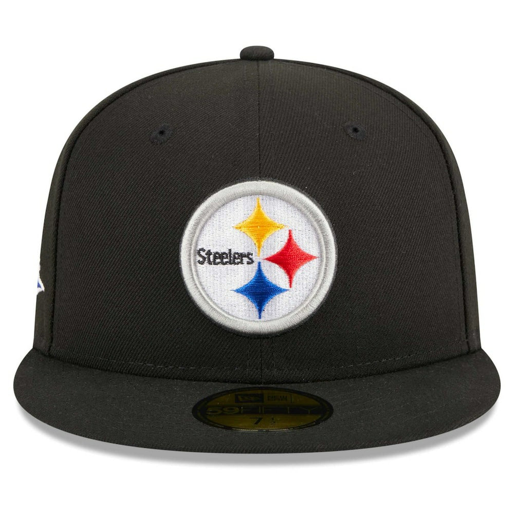Pittsburgh Steelers New Era Main Patch 59FIFTY Fitted Hat - Black - NFL