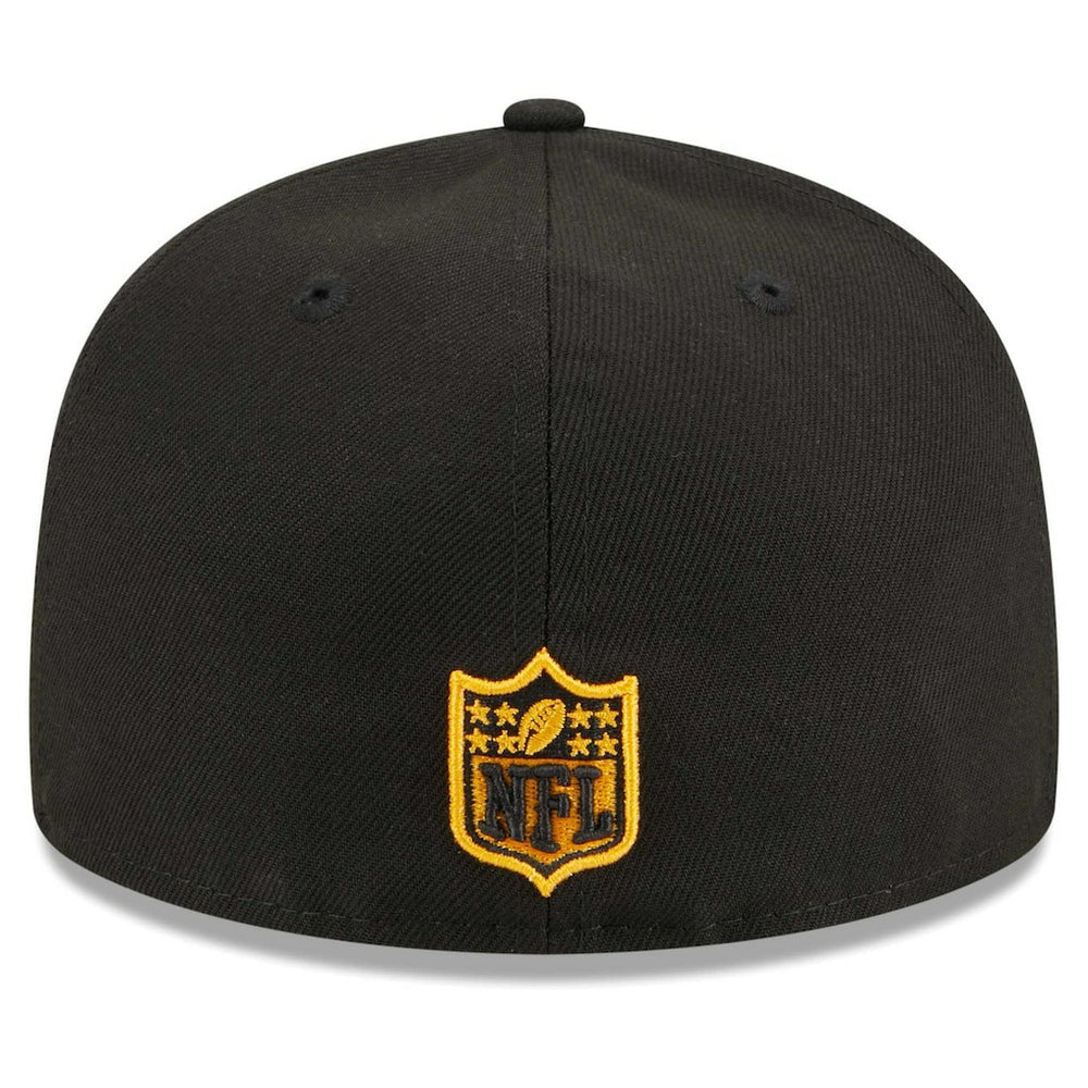 Pittsburgh Steelers New Era Main Patch 59FIFTY Fitted Hat - Black - NFL