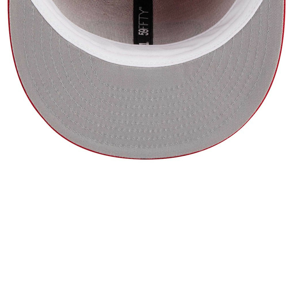 San Francisco 49ers New Era Main Patch 59FIFTY Fitted Hat - Scarlet - NFL
