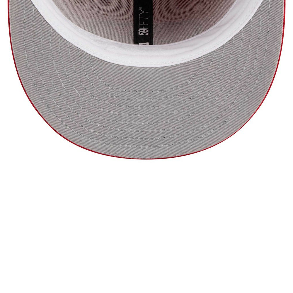 San Francisco 49ers New Era Main Patch 59FIFTY Fitted Hat - Scarlet - NFL