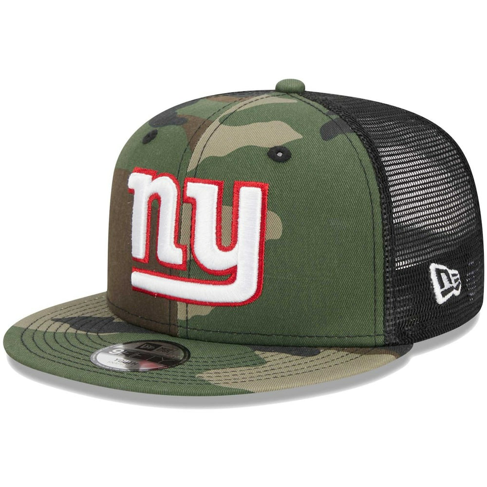 New York Giants New Era Youth Main Trucker 9FIFTY Snapback Hat - Camo - NFL