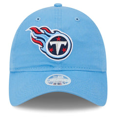 Tennessee Titans New Era Women's Main Core Classic 2.0 9TWENTY Adjustable Hat - Light Blue - NFL