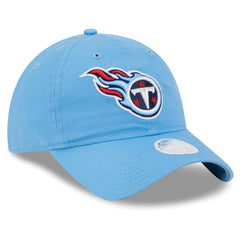 Tennessee Titans New Era Women's Main Core Classic 2.0 9TWENTY Adjustable Hat - Light Blue - NFL