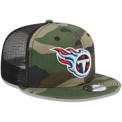 Tennessee Titans New Era Youth Main Trucker 9FIFTY Snapback Hat - Camo - NFL