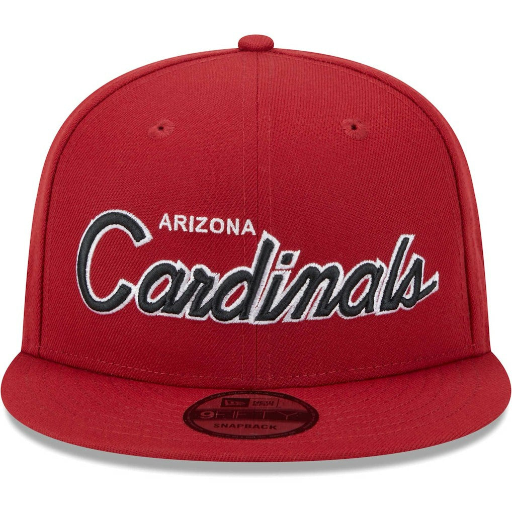 Arizona Cardinals New Era Main Script 9FIFTY Snapback Hat - Cardinal - NFL