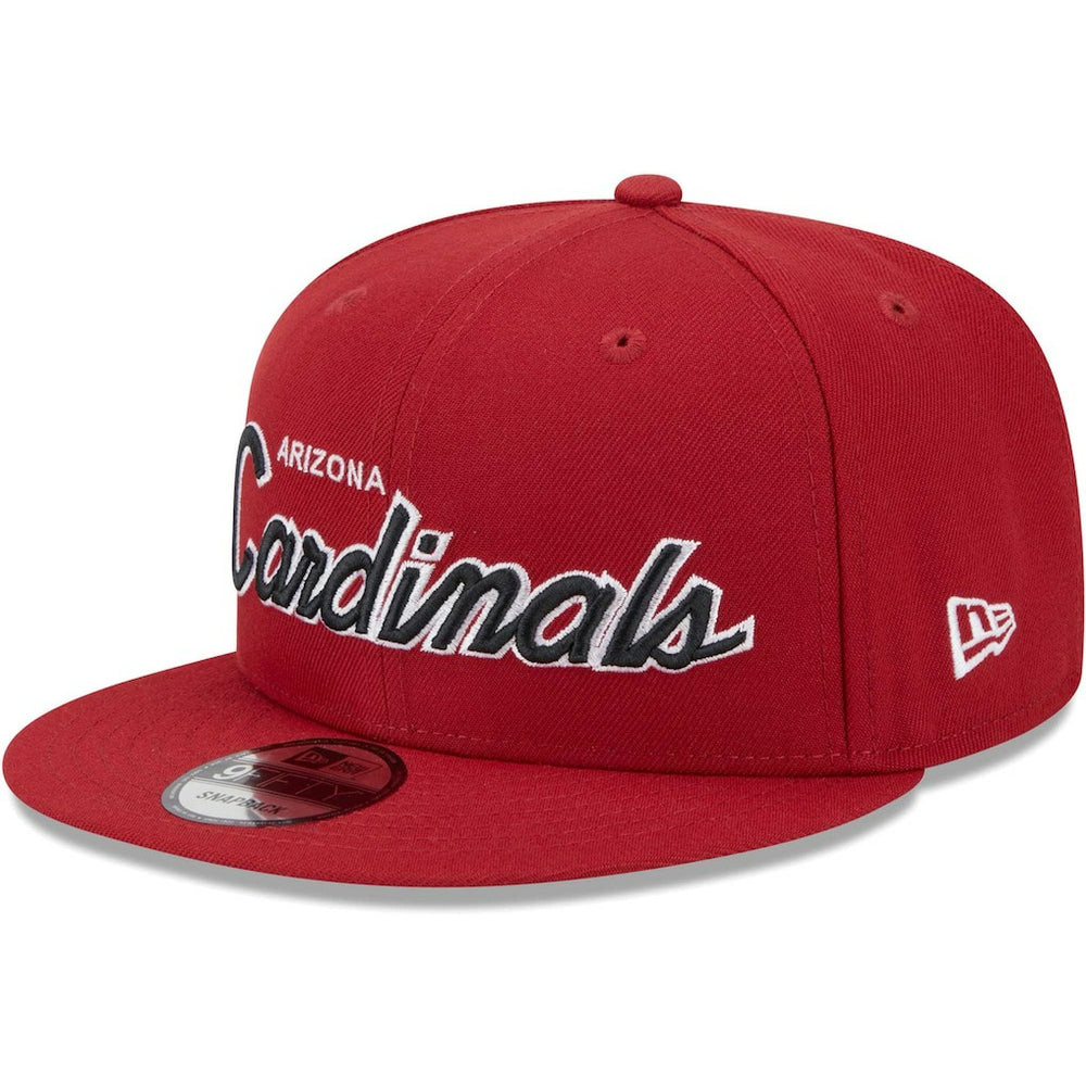 Arizona Cardinals New Era Main Script 9FIFTY Snapback Hat - Cardinal - NFL