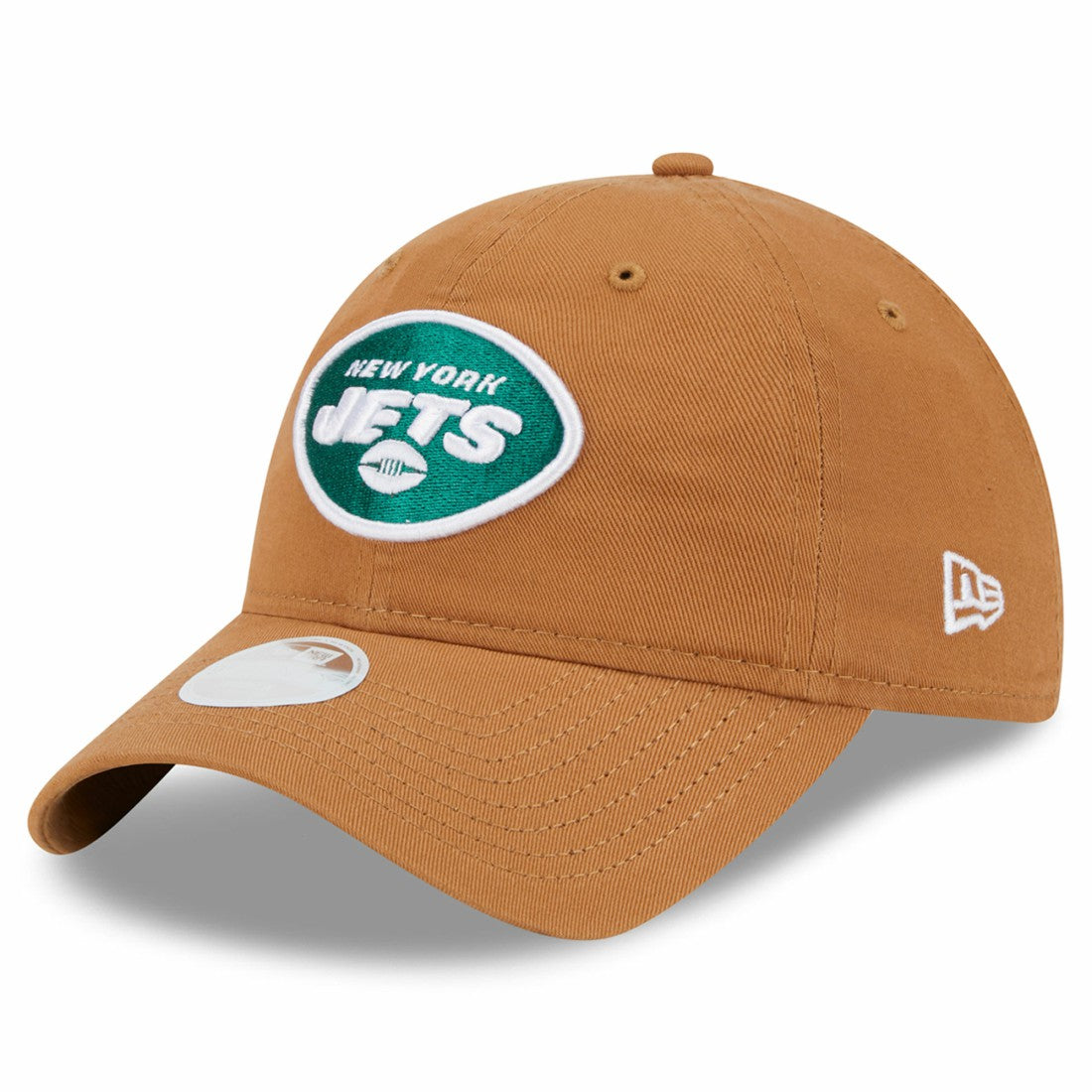 New York Jets New Era Women's Main Core Classic 2.0 9TWENTY Adjustable Hat - Brown - NFL