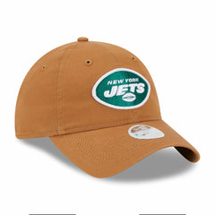 New York Jets New Era Women's Main Core Classic 2.0 9TWENTY Adjustable Hat - Brown - NFL