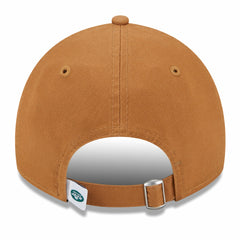New York Jets New Era Women's Main Core Classic 2.0 9TWENTY Adjustable Hat - Brown - NFL