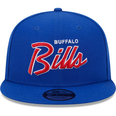 Buffalo Bills New Era Main Script 9FIFTY Snapback Hat - Royal - NFL