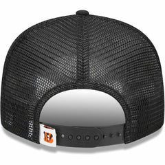 Cincinnati Bengals New Era Youth Main Trucker 9FIFTY Snapback Hat - Black - NFL
