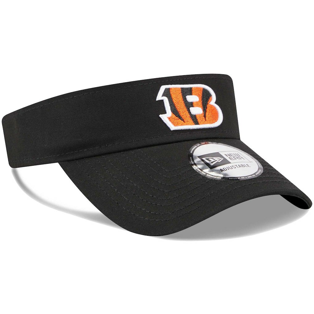 Cincinnati Bengals New Era Main Adjustable Visor - Black - NFL
