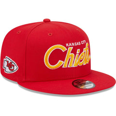 Kansas City Chiefs New Era Main Script 9FIFTY Snapback Hat - Red - NFL