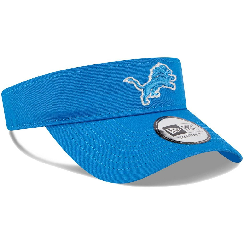 Detroit Lions New Era Main Adjustable Visor - Blue - NFL