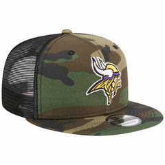 Minnesota Vikings New Era Main Trucker 9FIFTY Snapback Hat - Camo - NFL