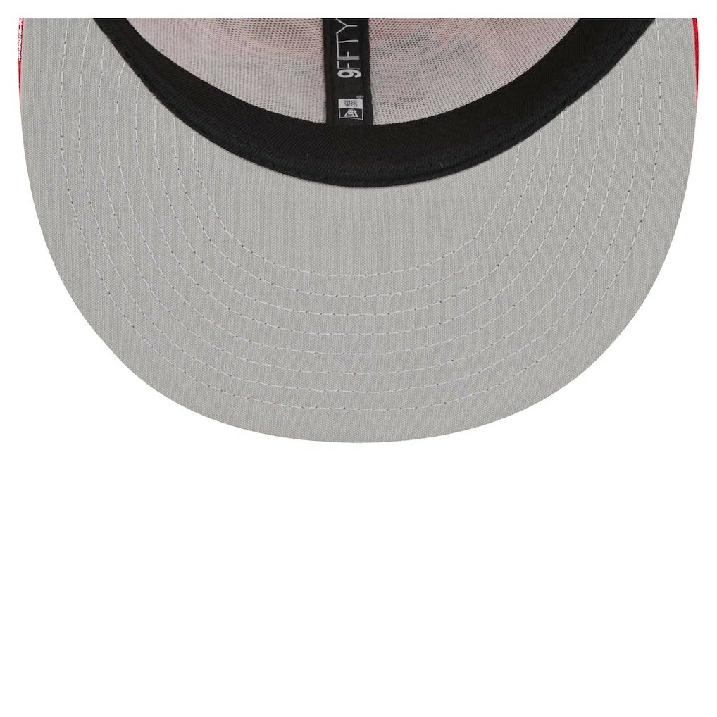 Kansas City Chiefs New Era Youth Main Trucker 9FIFTY Snapback Hat - Red - NFL