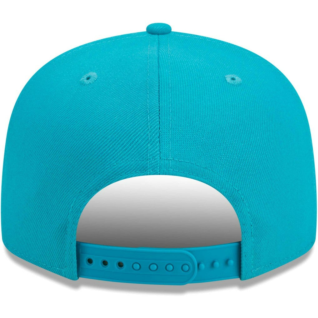 Miami Dolphins New Era Main Script 9FIFTY Snapback Hat - Aqua - NFL