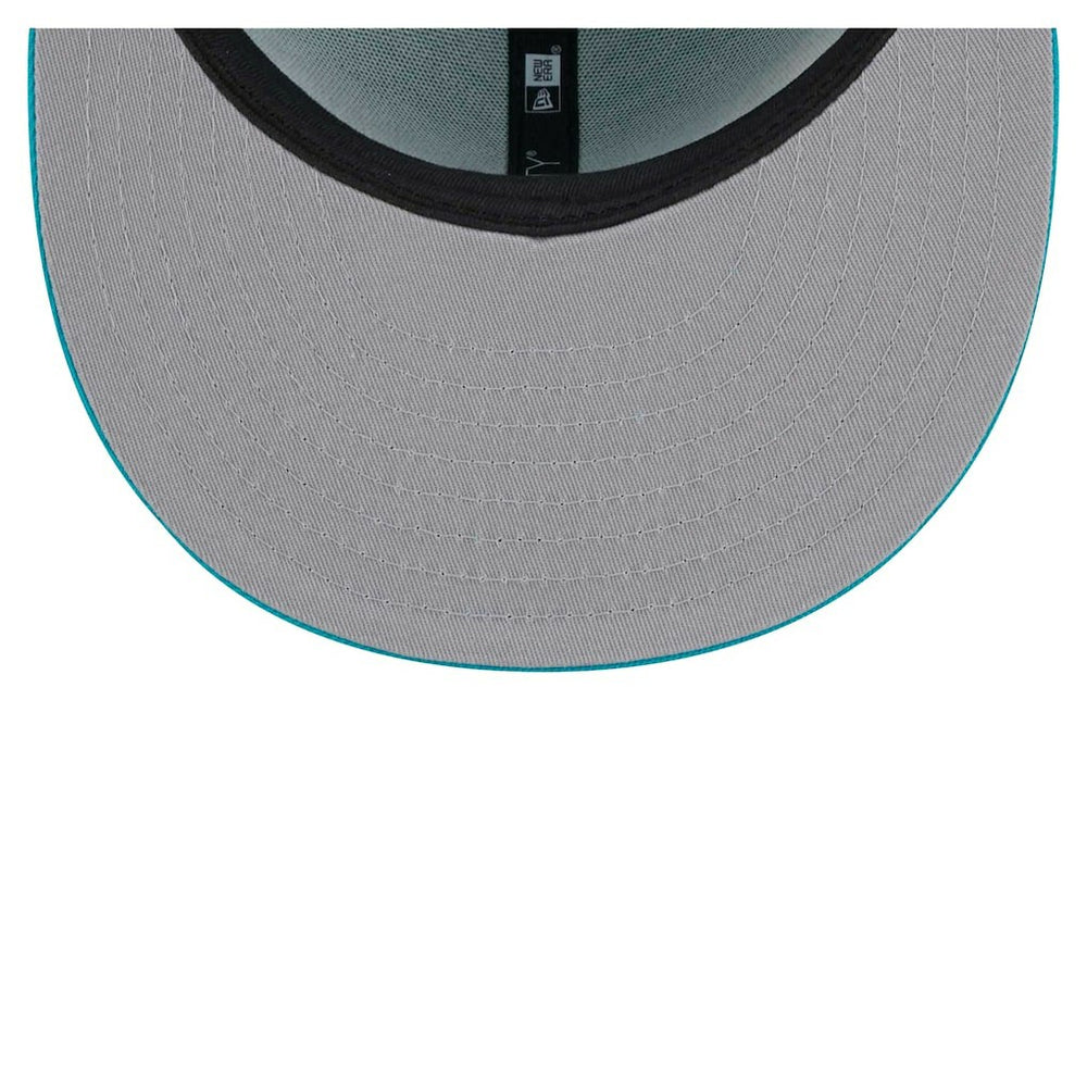 Miami Dolphins New Era Main Script 9FIFTY Snapback Hat - Aqua - NFL