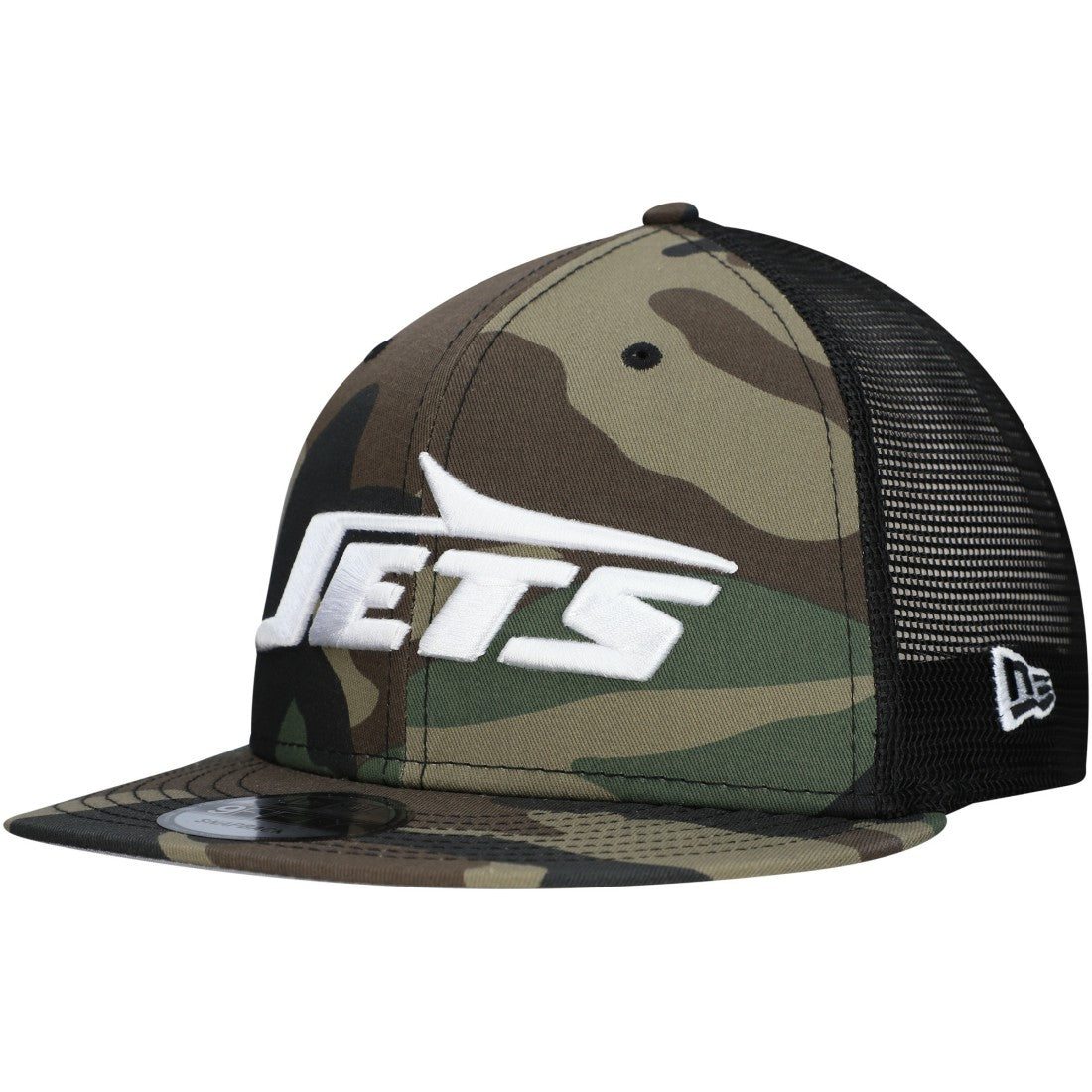 New York Jets New Era Main Trucker 9FIFTY Snapback Hat - Camo - NFL