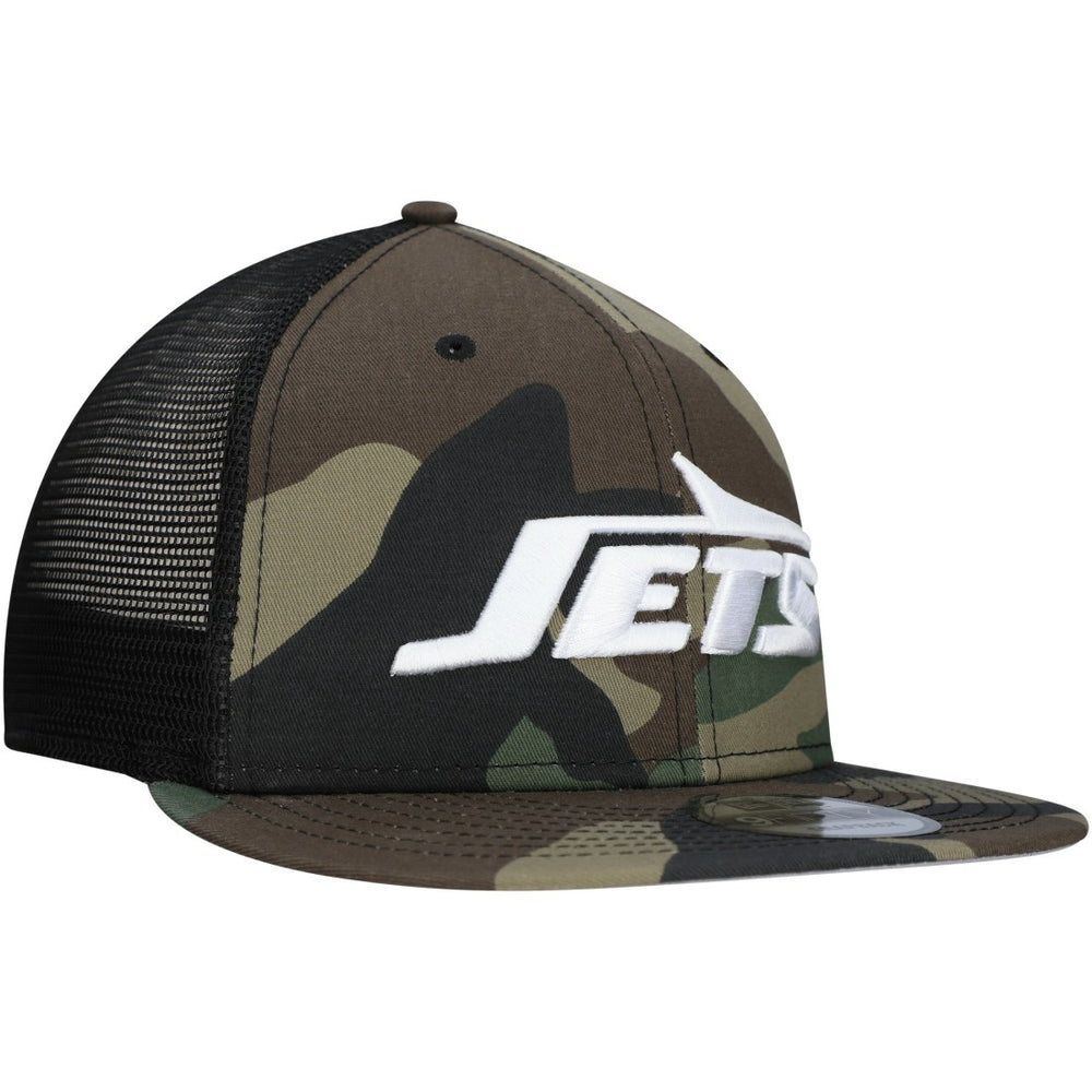 New York Jets New Era Main Trucker 9FIFTY Snapback Hat - Camo - NFL