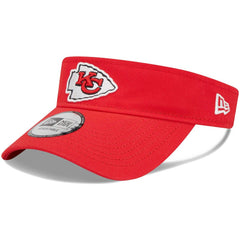 Kansas City Chiefs New Era Main Adjustable Visor - Red - NFL