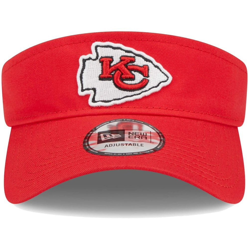 Kansas City Chiefs New Era Main Adjustable Visor - Red - NFL