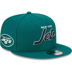 New York Jets New Era Main Script 9FIFTY Snapback Hat - Green - NFL