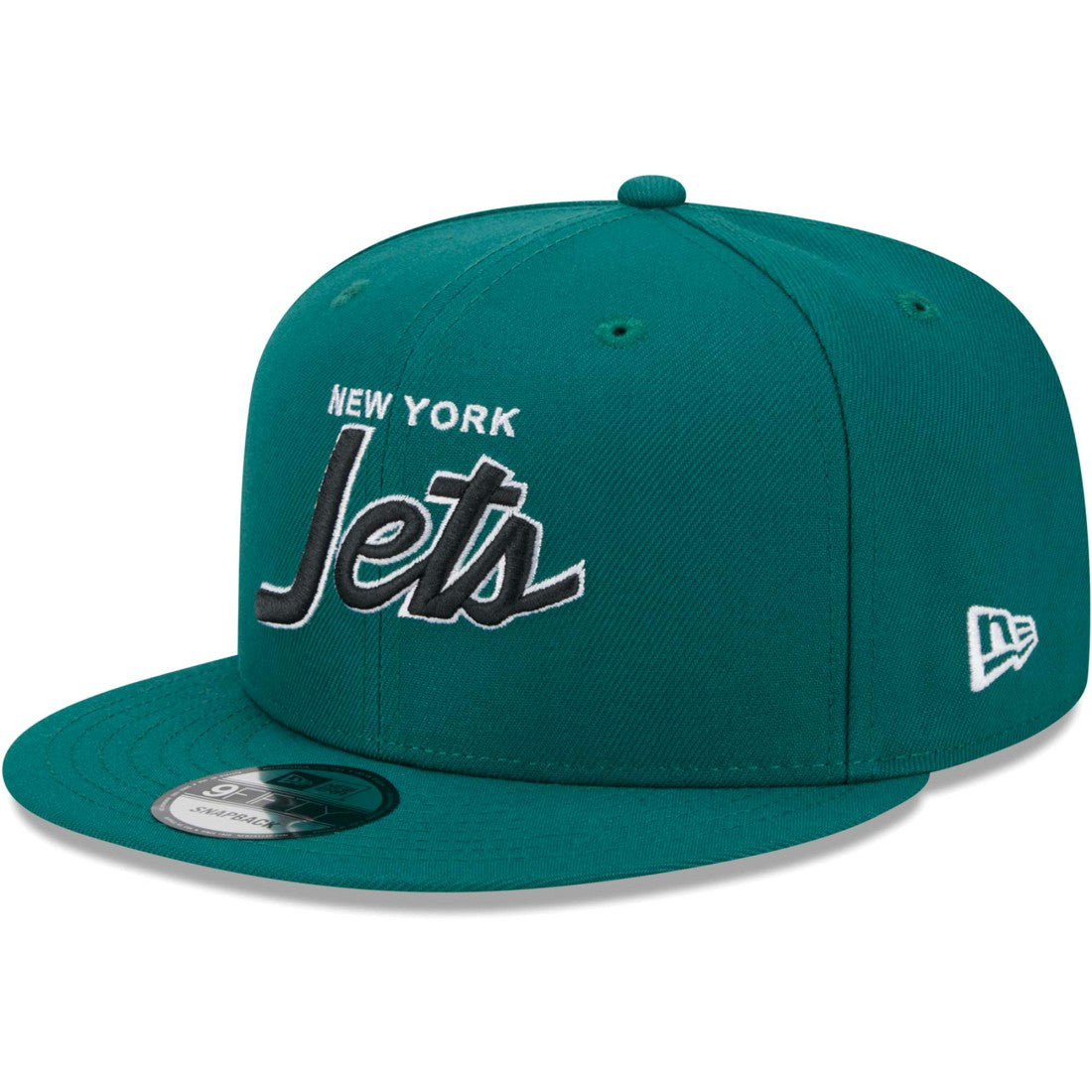 New York Jets New Era Main Script 9FIFTY Snapback Hat - Green - NFL