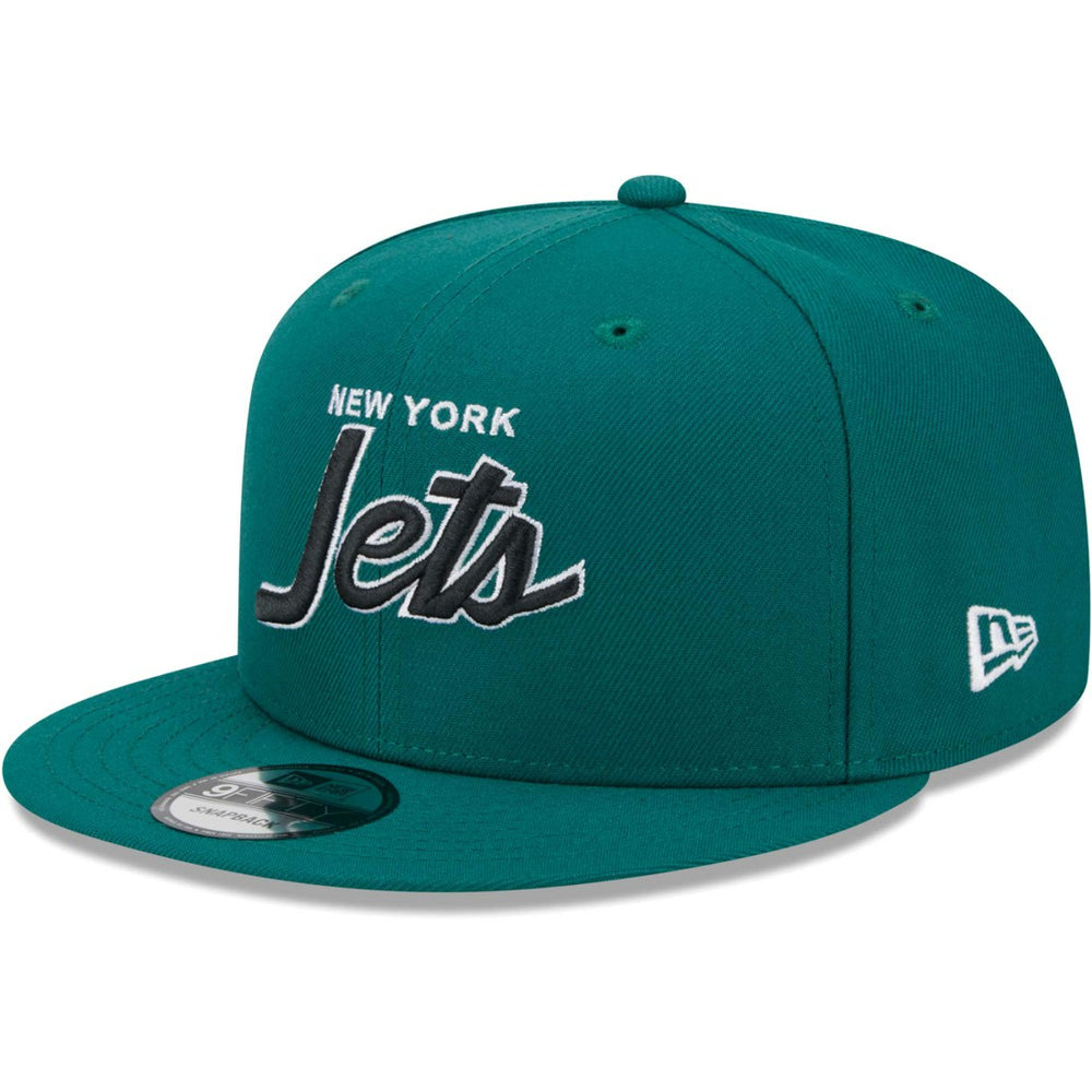New York Jets New Era Main Script 9FIFTY Snapback Hat - Green - NFL