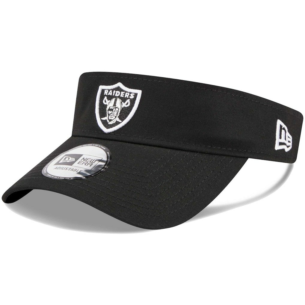 Las Vegas Raiders New Era Main Adjustable Visor - Black - NFL