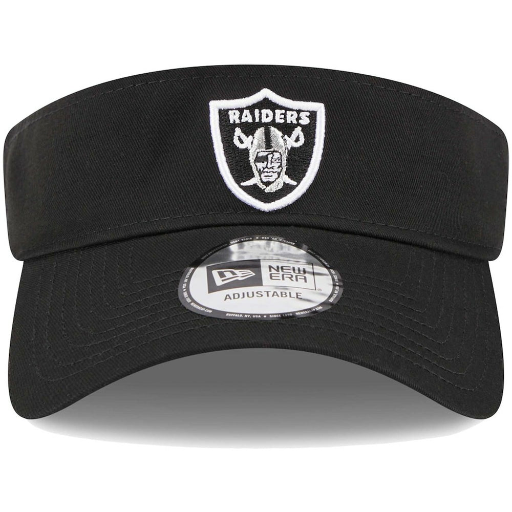 Las Vegas Raiders New Era Main Adjustable Visor - Black - NFL