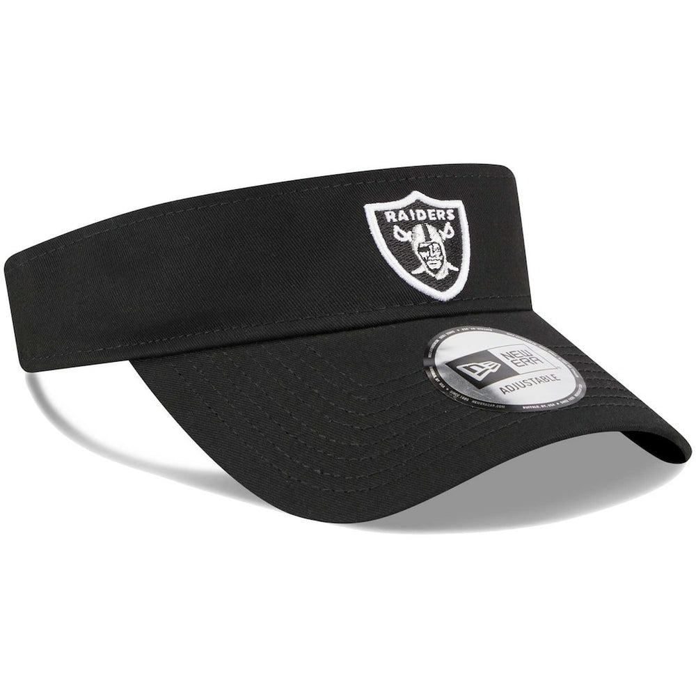 Las Vegas Raiders New Era Main Adjustable Visor - Black - NFL