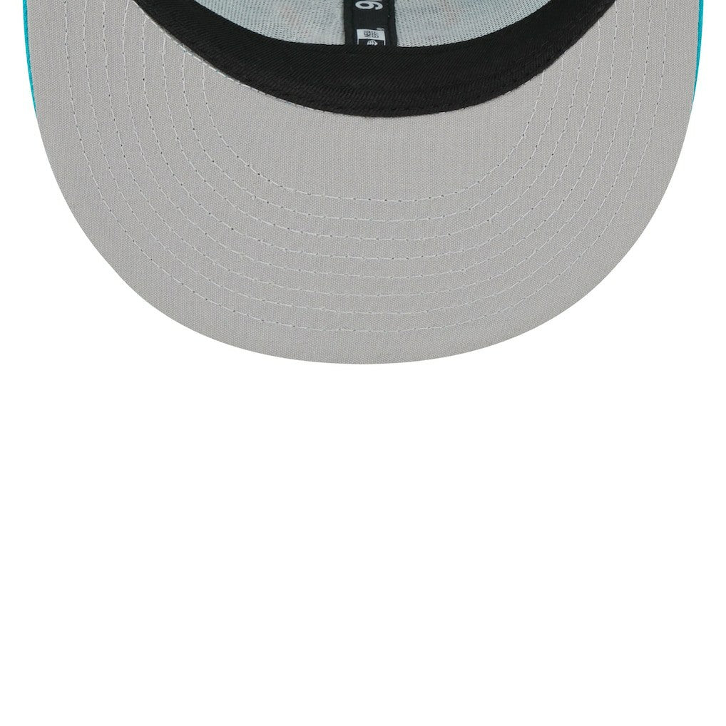 Miami Dolphins New Era Youth Main Trucker 9FIFTY Snapback Hat - Aqua - NFL