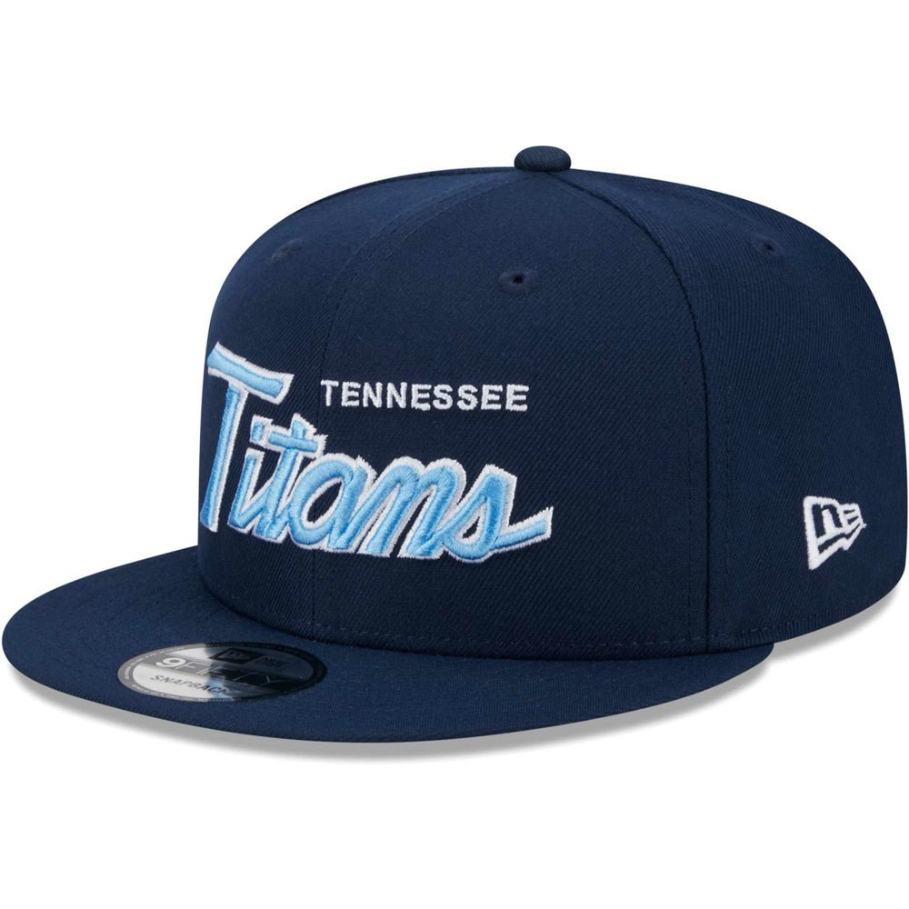 Tennessee Titans New Era Main Script 9FIFTY Snapback Hat - Navy - NFL