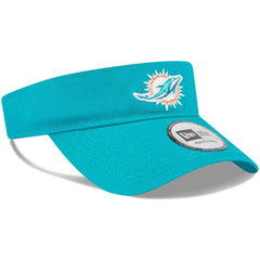 Miami Dolphins New Era Main Adjustable Visor - Aqua - NFL