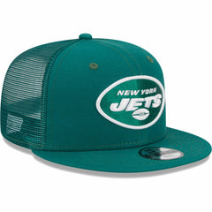 New York Jets New Era Youth Main Trucker 9FIFTY Snapback Hat - Green - NFL