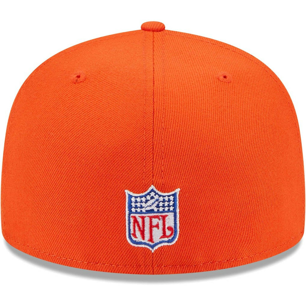 Chicago Bears New Era Throwback Main 59FIFTY Fitted Hat - Orange - NFL