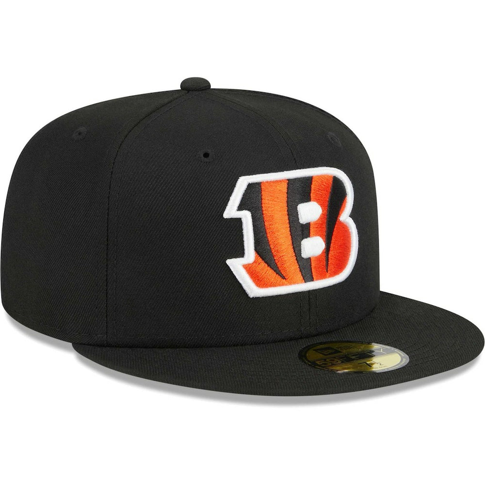 Cincinnati Bengals New Era Main 59FIFTY Fitted Hat - Black - NFL