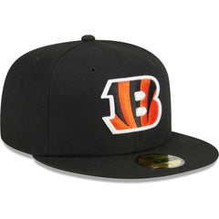 Cincinnati Bengals New Era Main 59FIFTY Fitted Hat - Black - NFL