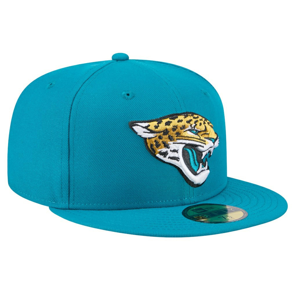 Jacksonville Jaguars New Era Main 59FIFTY Fitted Hat - Teal - NFL