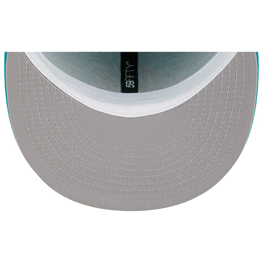 Miami Dolphins New Era Main 59FIFTY Fitted Hat - Aqua - NFL